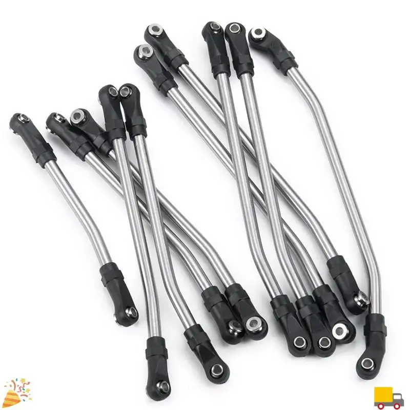 313Mm RC Links Bovenste Onderste Linkage Chassis Link Set Met Plastic Stangkoppen Voor 1/10 AXIALE SCX10 II 90046 RC Crawler Auto