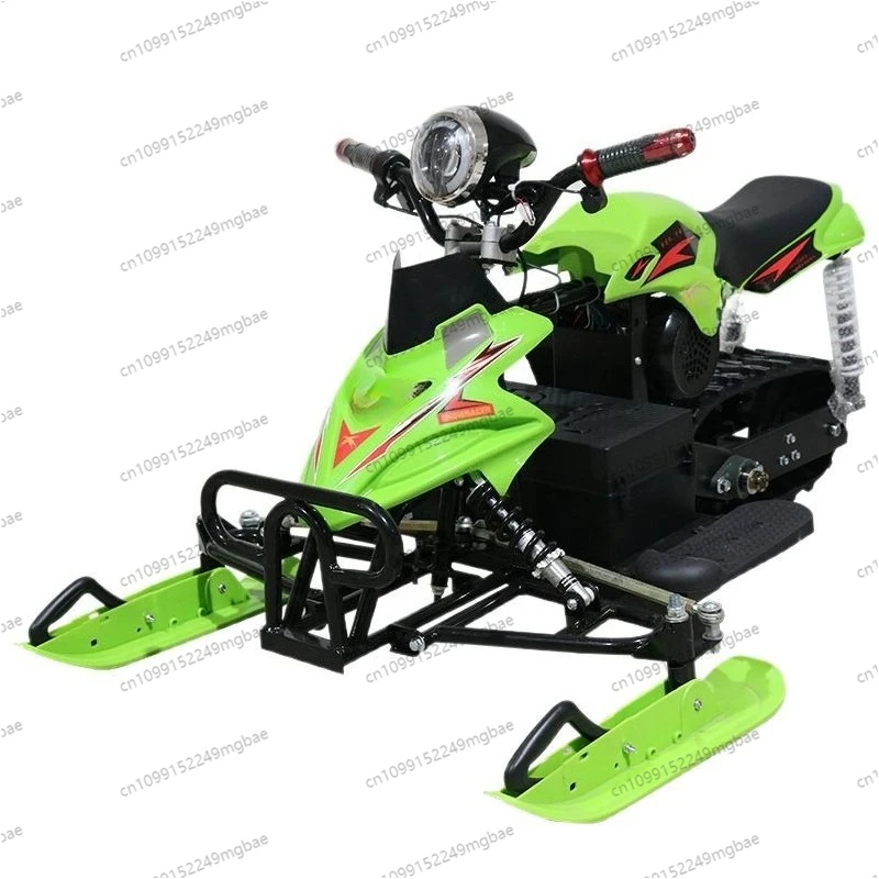 Electric Kids Adult Snowmobile Track Ski Track Skater