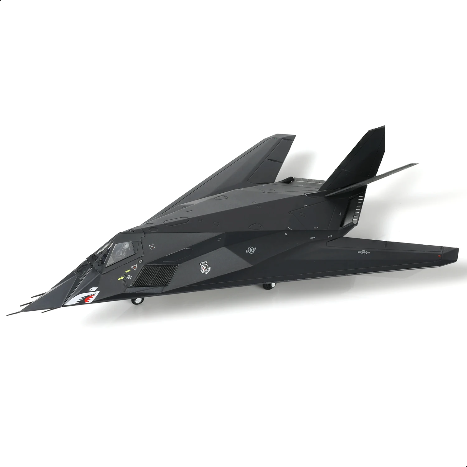 

NUOTIE 1/72 F-117 Nighthawk Stealth Attack Aircraft Edwards AFB 85-831 Diecast Metal Model with Stand Collection Gift for Adult