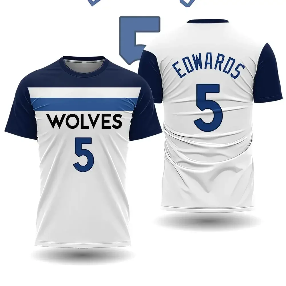 ثلاثية الأبعاد مطبوعة تي شيرت رجالي كرة السلة المهنية الدوري الشرق الغرب سلسلة نهائية الرجال التجفيف السريع تنفس التدريب تي شيرت #6