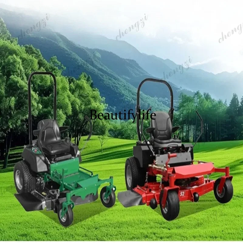 

ASM 360° Turn Riding Lawn Mower 48-Inch15 HP Powered Petrol Zero Turn Garden Ride Grass Cutting Lawn Mower Customization