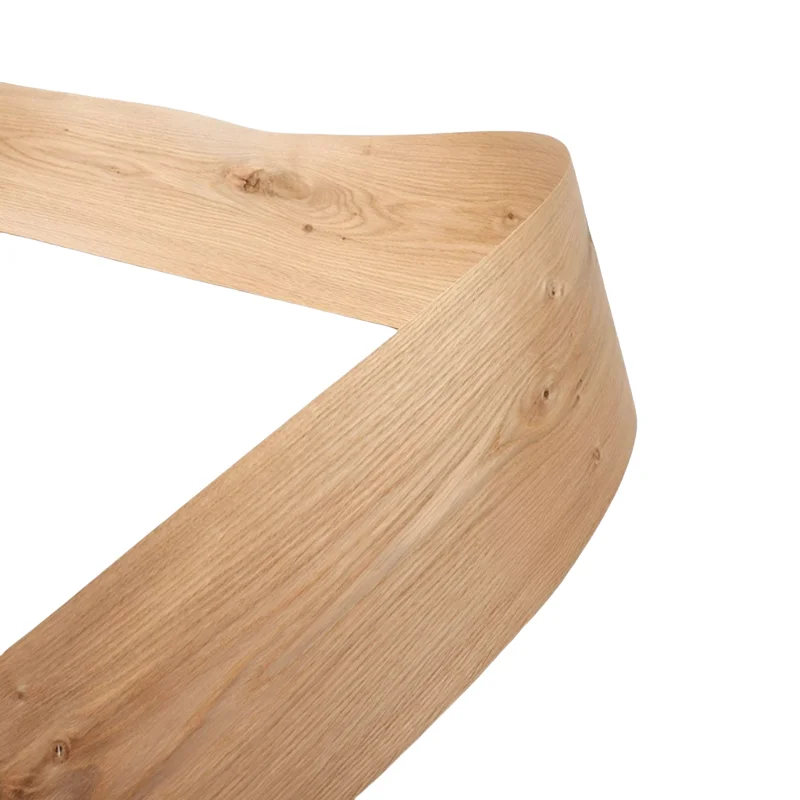 0.5mm Oak Wood Veneer with Natural Knots for Furniture DIY Wall Accent Cabinet Upgrade Table Cover Panels Veneer L:250X16/28cm