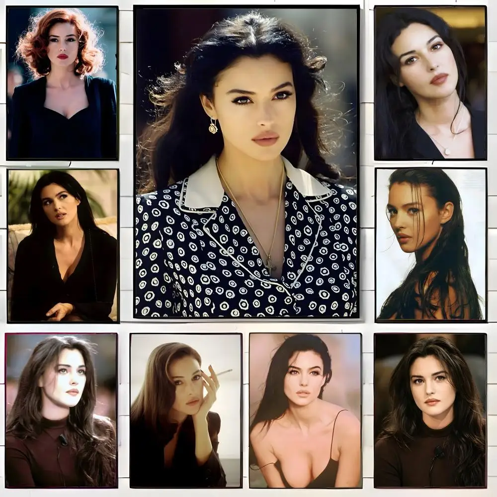 Glamorous Actress Monica Bellucci Poster Wall Art Print Decorative Mural Home Decor Gift Unframed