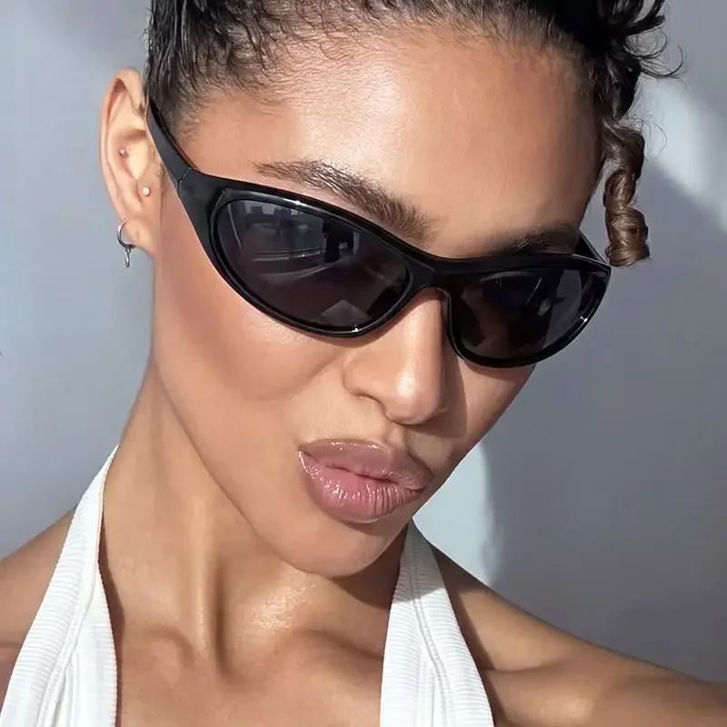 Y2K Punk Sports Sunglasses for Men Women Surround Integrated Sun Glasses Brand Designer Vintage Shades UV400 Punk Fashion Goggle