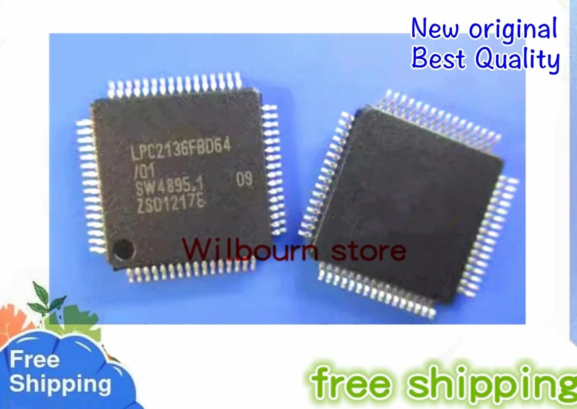 5PCS~50PCS/LOT LPC2136FBD64 LPC2136FBD64/01 LQFP64 New original stock