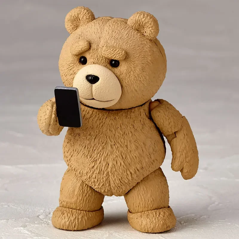 Ours en peluche Ted 2 en boîte de 10cm, figurine articulée, jouets modèles