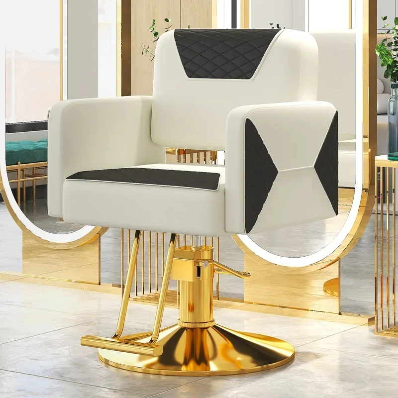 Elegant Unique Hair Salon Exclusive Barber Chairs Comfortable Salon Chairs Aesthetic Silla De Corte De Pelo Salon Furniture