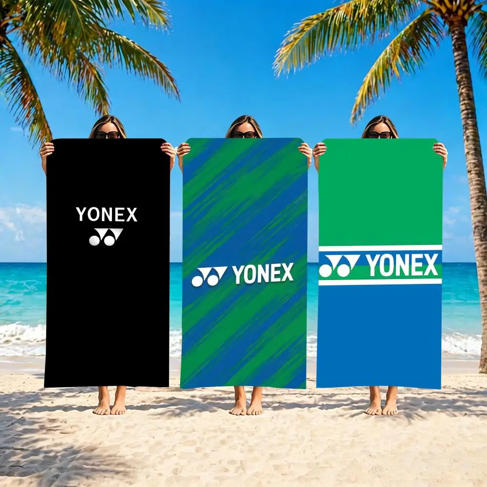 Y-YONEX Towel Microfiber beach towel, quick-dry, sand-free, ultra-fine fiber, super soft.