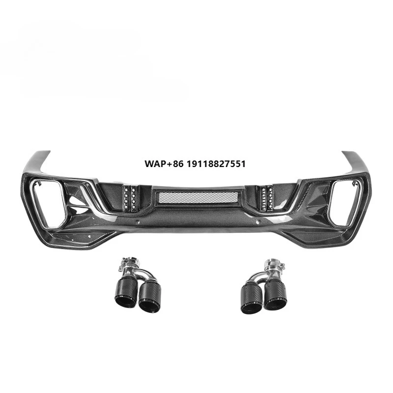 

Задний диффузор LD Style из карбона с насадками на выхлопную трубу для X6 G06 M Sport 2019