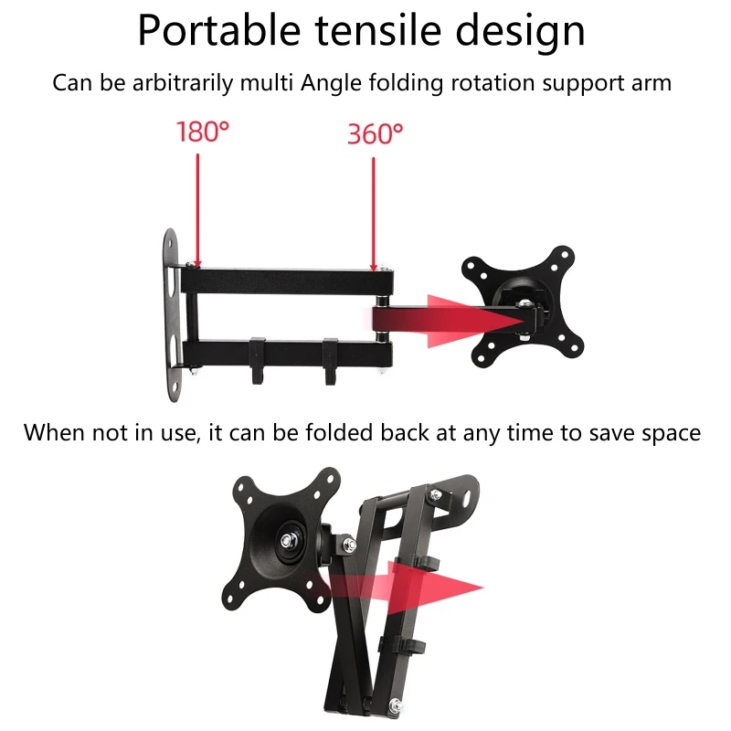 Full Motion Adjustable Articulating for Echo Show 15 LED LCD Wall Mount