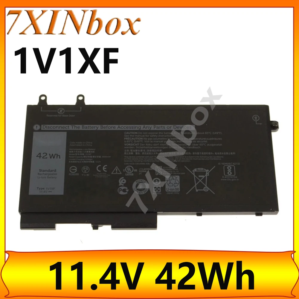 7XINbox 1V1XF 4GVMP R8D7N 11.4V 42Wh Laptop Battery For Dell Latitude 5400 5410 5500 5510 Precision 3540 3550 M3540 M3550
