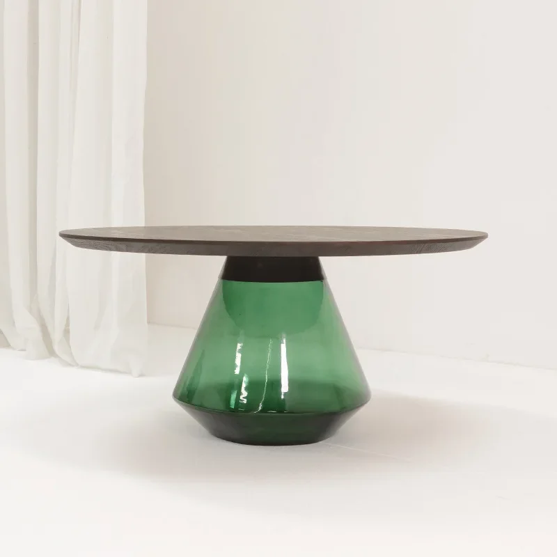 Modern Design Coffee Tables Glass Aesthetics Distinctive Subtlety Fine Side Table Living Room Table