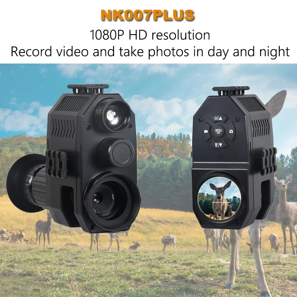 NK007 Digital Night Vision Scope Hunting Camera LED IR Laser Monocular Can Photo Video Recording Megaorei Night Vision Device