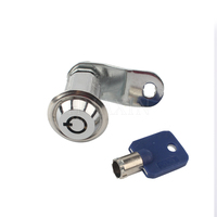 1 Unit 25 16mm Arcade Machine Parts Short Cash Door Tool Box Tubular Cam Locks Same Number Key For Mail box Arcade Game Machine