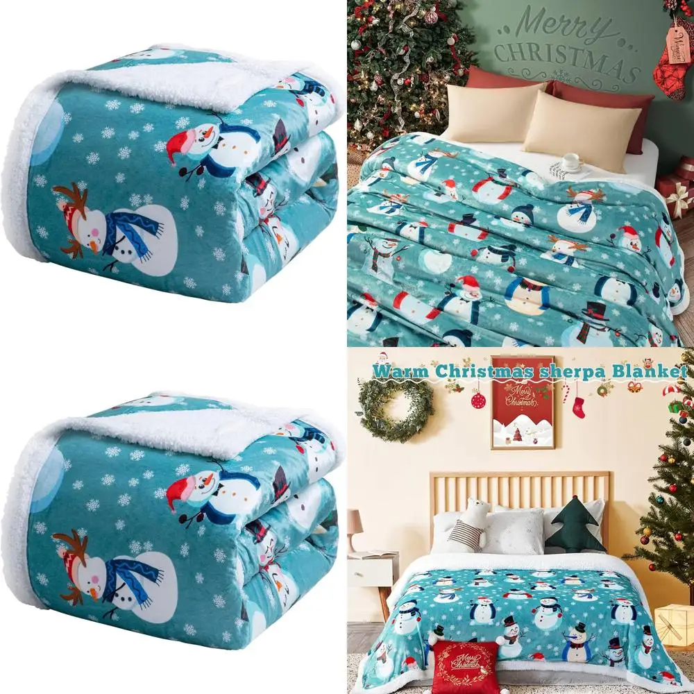 

Двойное флисовое одеяло из шерпы — ультрамягкий плюш, теплый и уютный плед из микрофибры, двусторонняя бархатная роскошь