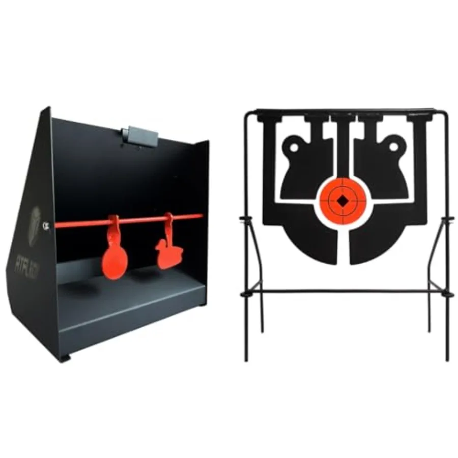 

Мишень на гранулы с автоматическим сбросом 5 в 1, для тренировки стрельбы на открытом воздухе с регулируемой высотой и прочным дизайном для высокой интенсивности