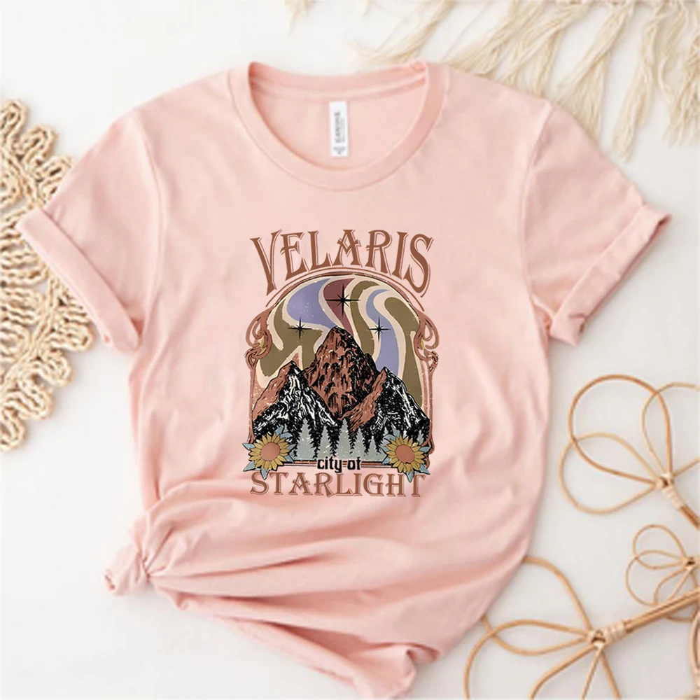 ACOTAR Velaris T-shirt SJM Tee City of Starlight Shirts A Court of Thorn and Roses Tshirt Illyrians of The Night Court Tees