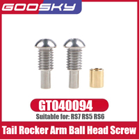 GOOSKY RS7 RS5 RS6 RC Helicopter Parts Tail Rocker Arm Ball Head Screw GT040094