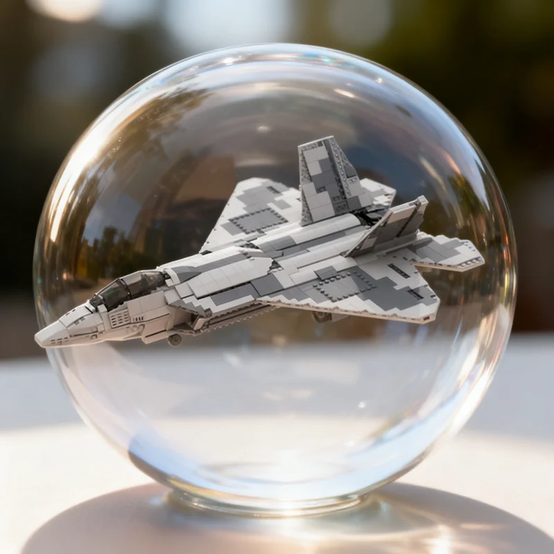 

1489pcs MOC F 22 RAPTOR 1 34 Minifig Scale Creator Expert Model Building Blocks Architecture Christmas Gifts Toy Idea Education