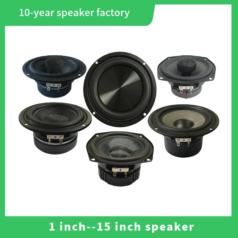 Factory Wholesale 6 Inch Paper cone+Rubber edge Full Range Speakers 4Ω/8Ω RMS power 30W Midrange Speaker for Home/Car etc.
