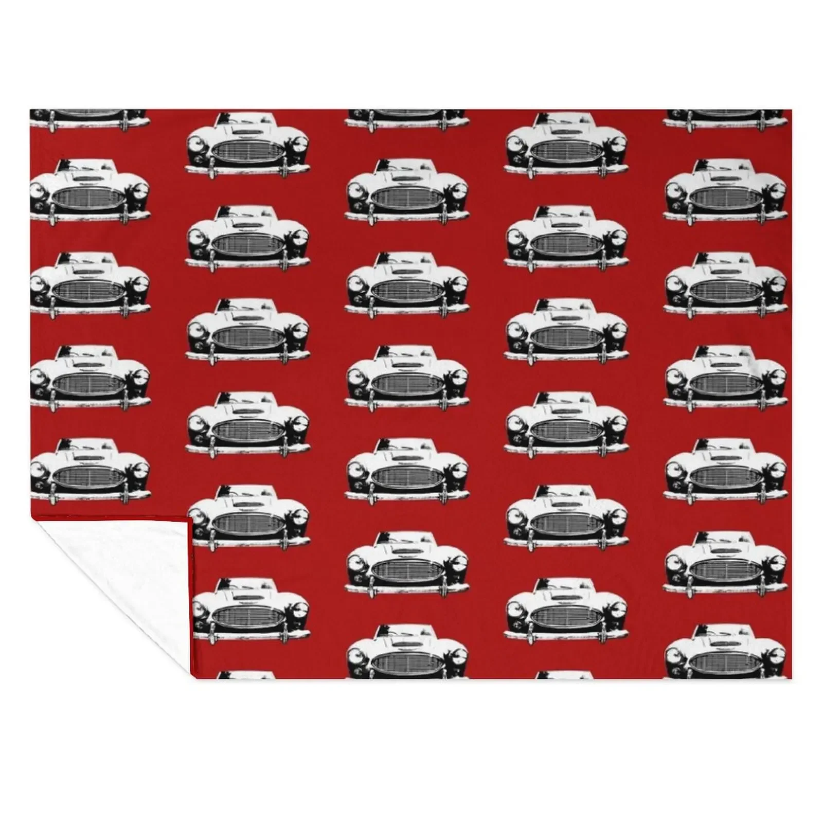 

Austin Healey 3000 1960s British classic car monoblock black and white Throw Blanket Decorative Sofa warm for winter Blankets