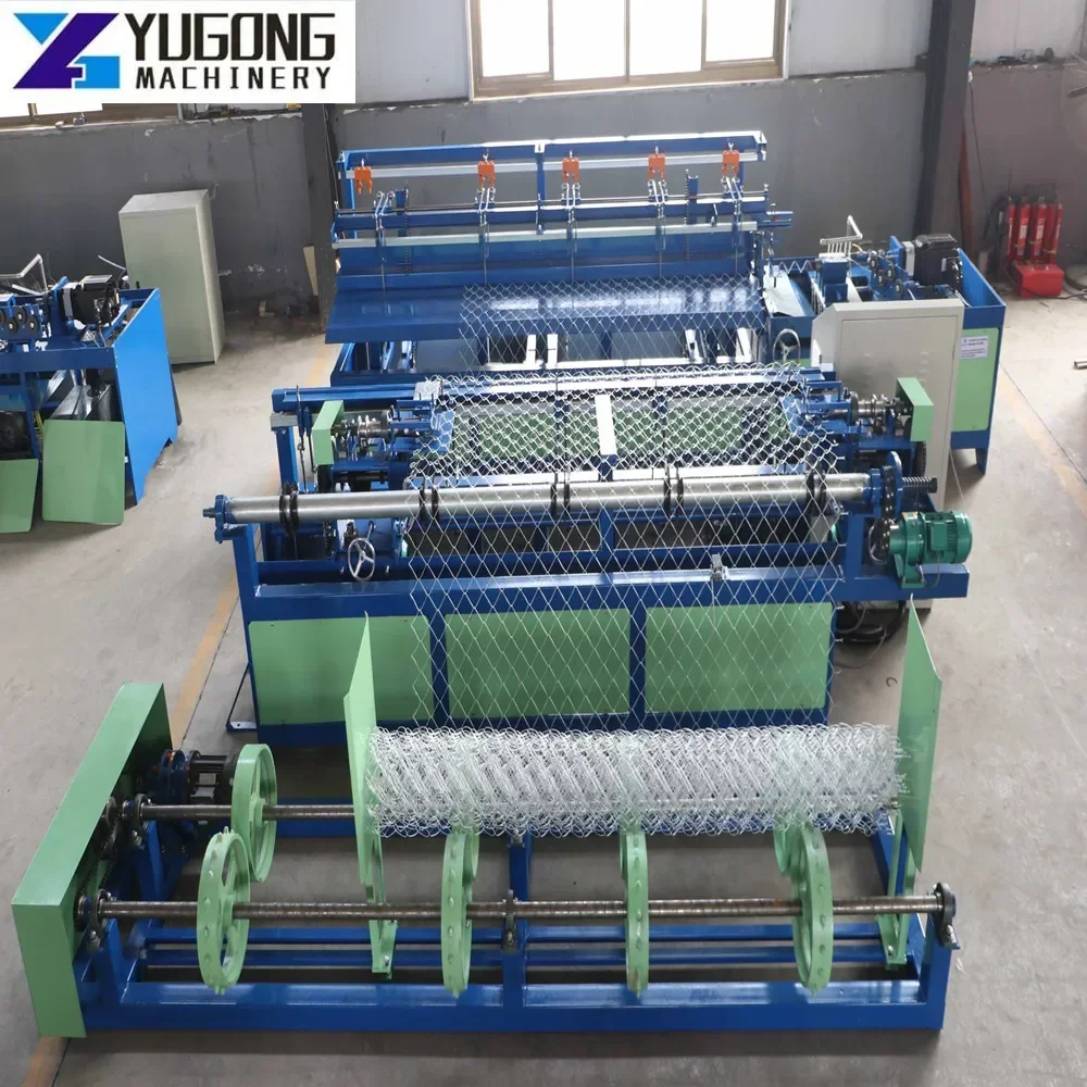 YG Diamond Metal Mesh Machine Wire Fence Machine Automatic Chain Link Fence Making Machine For Making Cyclone Wire Mesh