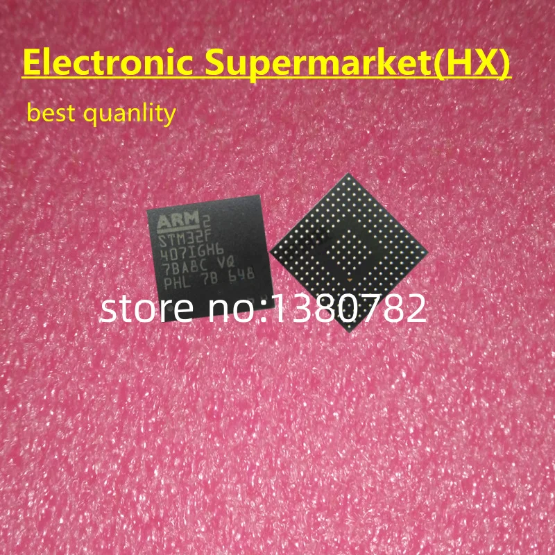 

Free shipping 10pcs/lots STM32F407IGH6 STM32F407 BGA-176 IC In stock!