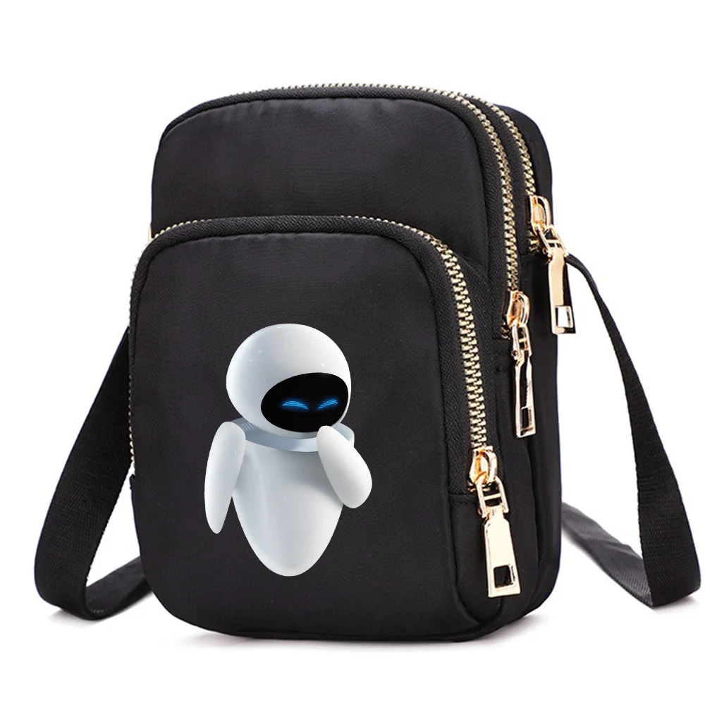 Wall-E Robot Cell Phone Purse Crossbody Bag for Shoulder Bags Large Tote Bag Ladies Underarm Handbags Female Girl