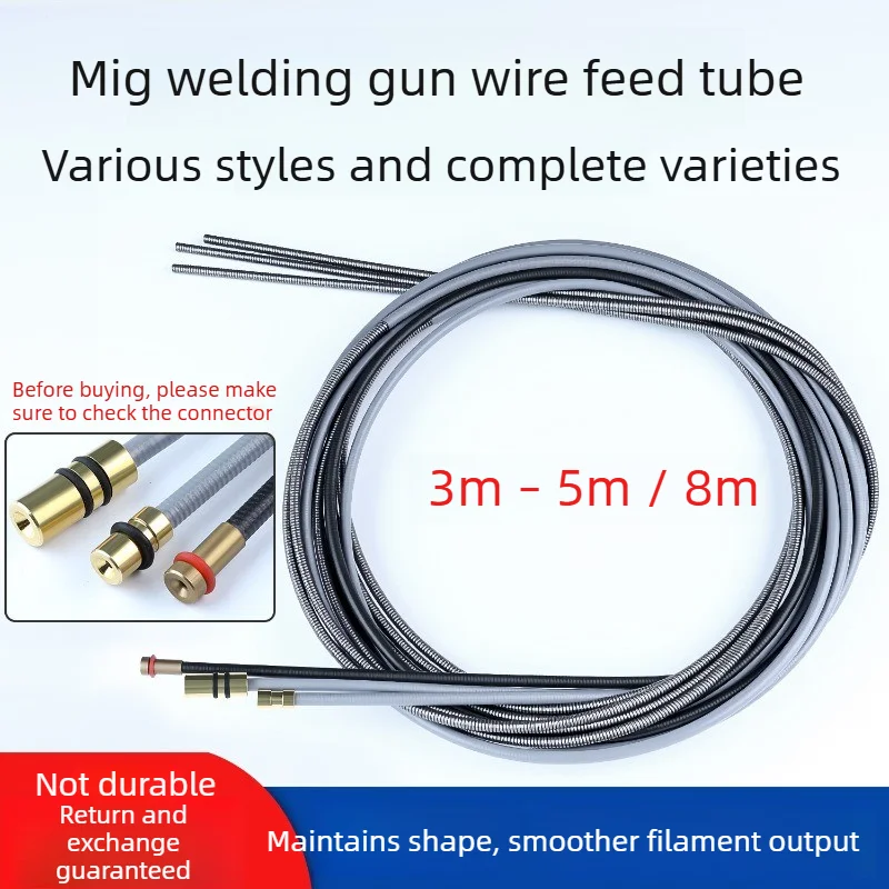 Welding Wire Feed Hose Welding Torch Wire Delivery Tube Spring Wire Guide Tube Gas Welding Machine Accessory Tool Kit