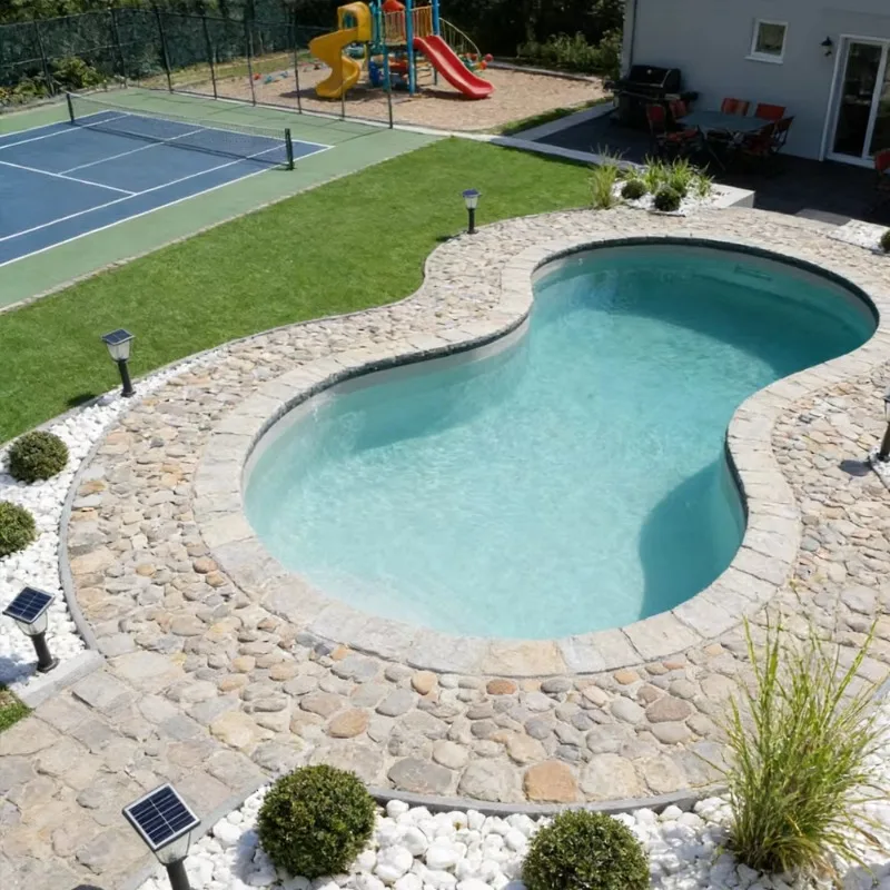 Fiberglass Swimming Pool Indoor Outdoor for Adults with Pool Accessories Commercial Custom