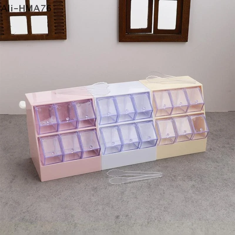 HMA76-1/12 دمية صغيرة الحلوى رف شاشة درج خزانة نموذج دمية زخرفة الأثاث سوبر ماركت صغير المشهد حلية #3