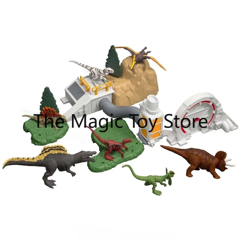 Jurassic World Christmas Advent Calendar Blind Box 24 Dinosaurs Human Figures Fence Scene Collectible Model Kit
