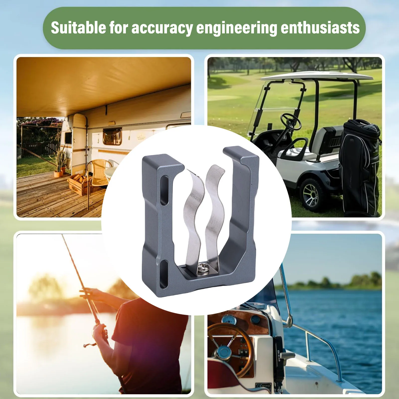 عربة حامل مغناطيسي المغناطيسي عربة جولف كليب 3 طرق التثبيت المضادة للانزلاق حامل متعدد الوظائف لكراسي الشاطئ قضبان الصيد