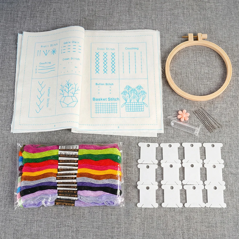 Embroidery Guide Paper - El İşi Nakış Kitapları Başlangıç ​​Seti