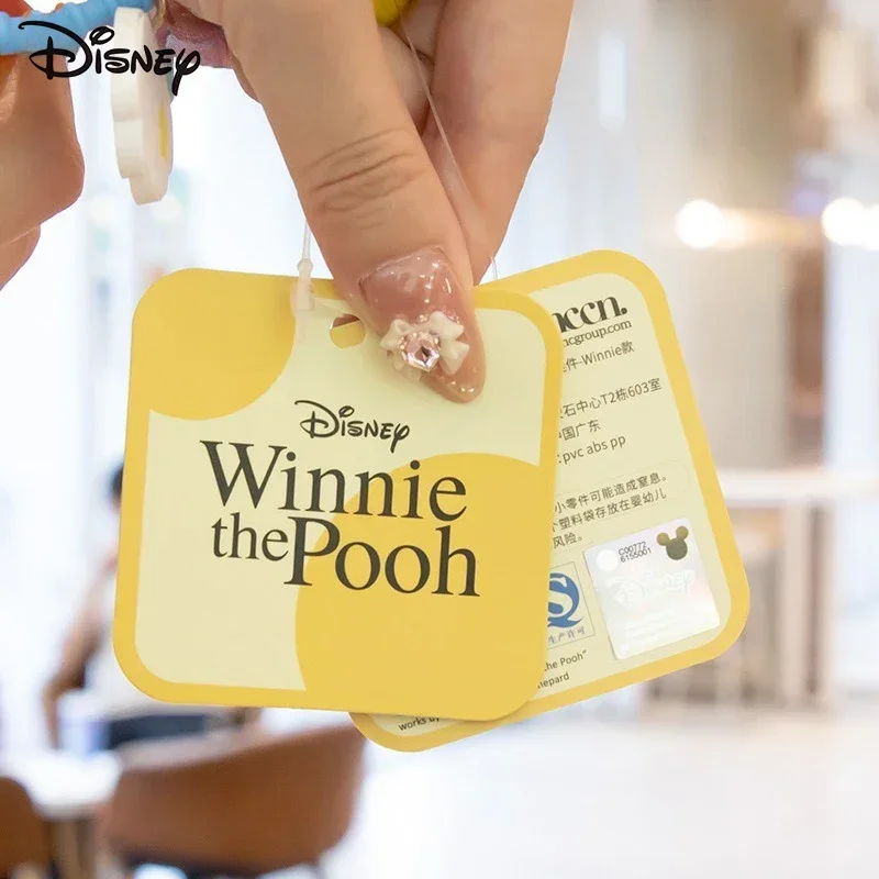 Disney Winnie The Pooh Keychain Action Anime Figures Tigger Eeyore Piglet Pendant Cartoon Car Backpack Ornaments Kids Gifts