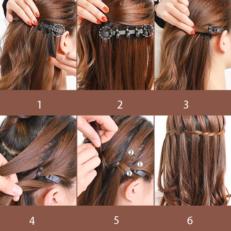 Lady Hair Braiding Tools Hair Twist Braider French Lazy Fashion Salon Women Braider Maker Hair DIY Braiding Styling Accessories