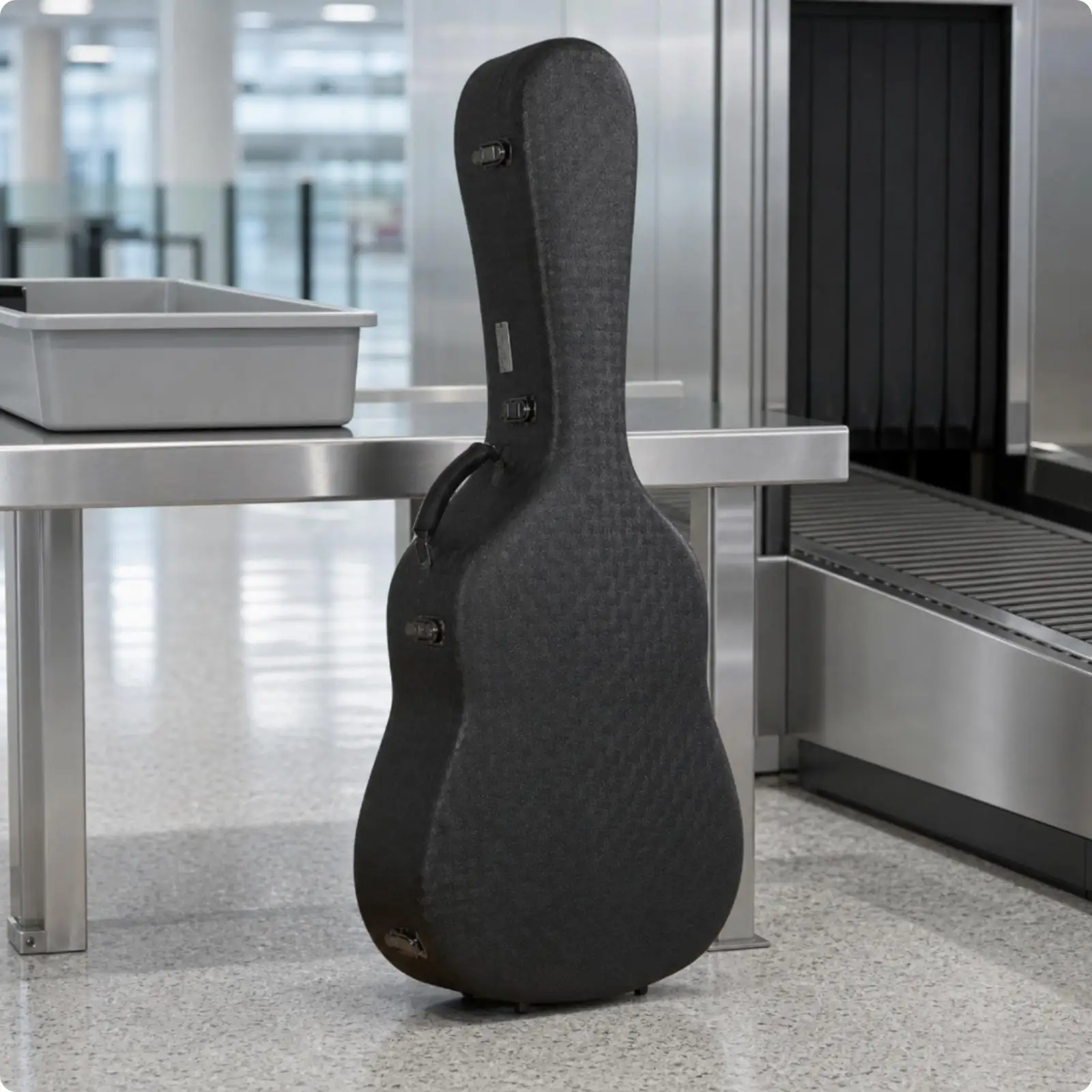 Lightweight Rigid Guitar Case Waterproof and dampnessResistant, Hardshell Guitar Case, for Travel