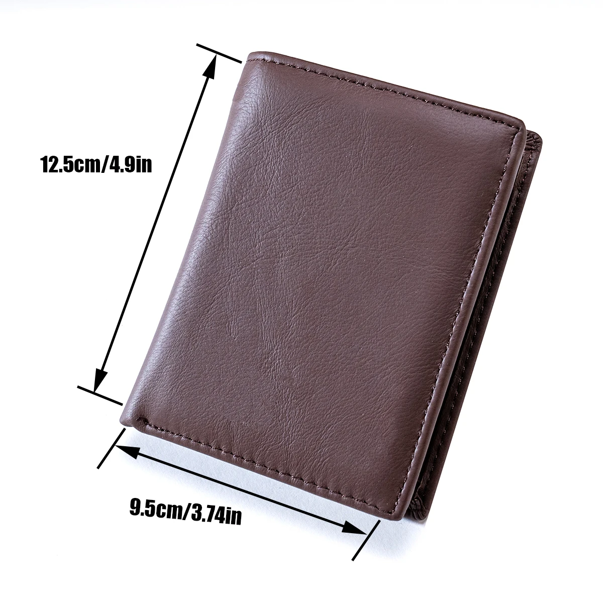 Genuine Leather Wallets For Men Coin Purse Vintage Vertical Short Multi Function ID Credit Card Holder Money Bag men\'s wallet