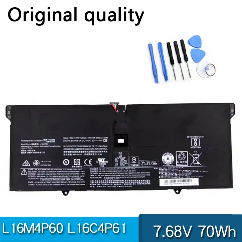 Новый аккумулятор L16M4P60 L16C4P61 для ноутбука Lenovo Yoga 920-13IKB 80Y8 80Y7 Ideapad Flex Pro-13IKB Yoga 6 Pro-13IKB 5B10N17665