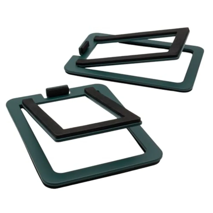 

DS1M Small Speaker Stands Pair - Tilted for Desktop PC Speakers, Studio and Bookshelf Speakers