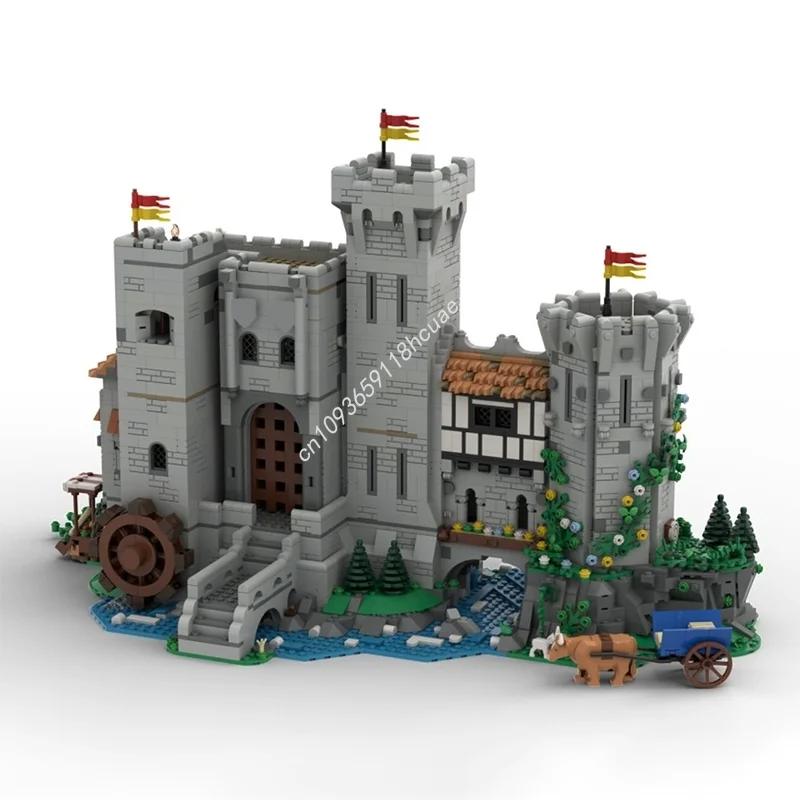 3845 個 MOC アウトポスト城モデルビルディングブロック教育子供建築おもちゃクリエイティブクリスマスギフト