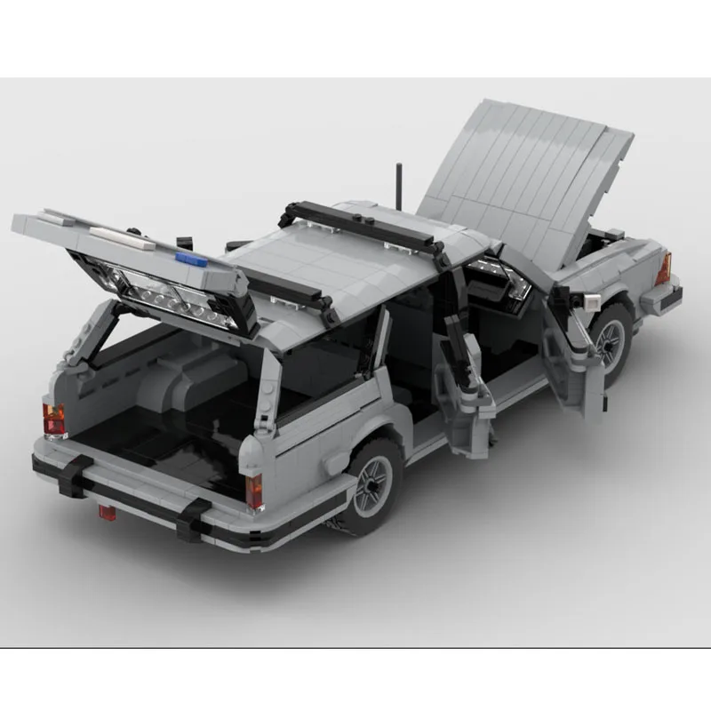 Building Blocks MOC-255084 City New Street Outdoor Travel Car Blocks 1752 Parts MOC Holiday Educational Christmas Toy Gift