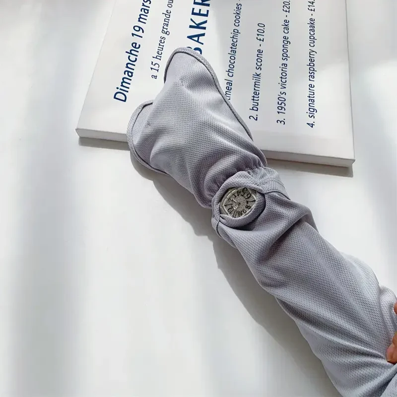 قفازات نسائية صيفية واقية من الشمس قابلة للتنفس على شكل حدوة حصان للحماية من الأشعة فوق البنفسجية، قفازات قيادة سريعة الجفاف في الهواء الطلق #5