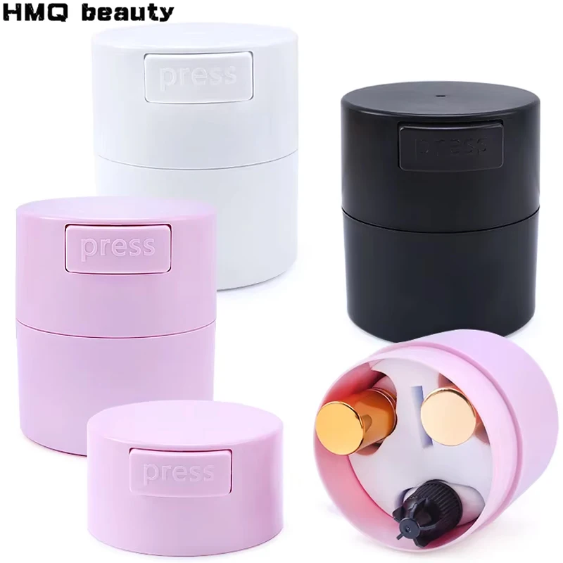 Zbiornik do przechowywania kleju do rzęs pojemnik 3-kolorowy stojak samoprzylepny szczelny słoik przechowywanie węgla aktywnego szczepienie sztuczne rzęsy przybory kosmetyczne