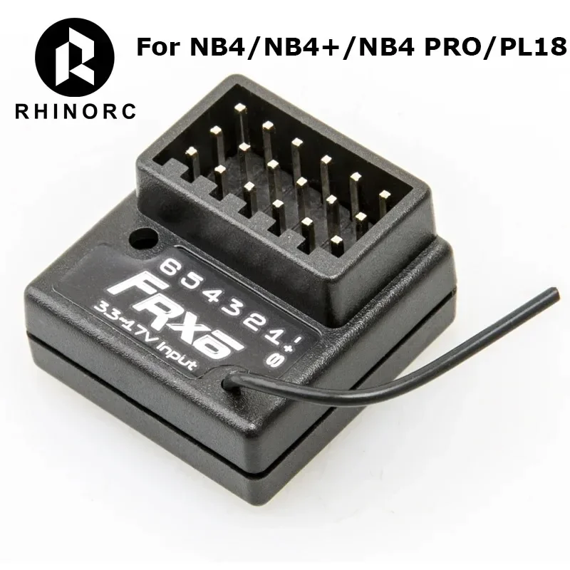 

FRX6 Receiver 4CH Bidirectional 2.4G Mini Receiver For RC Car Remote Control FLYSKY NB4 NB4+ NB4 PRO PL18