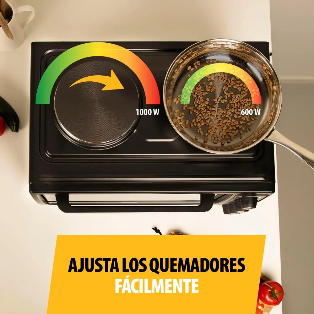 فرن حراري سعة 38 لترًا مع ألواح تسخين مزدوجة وقوة 3100 وات #5