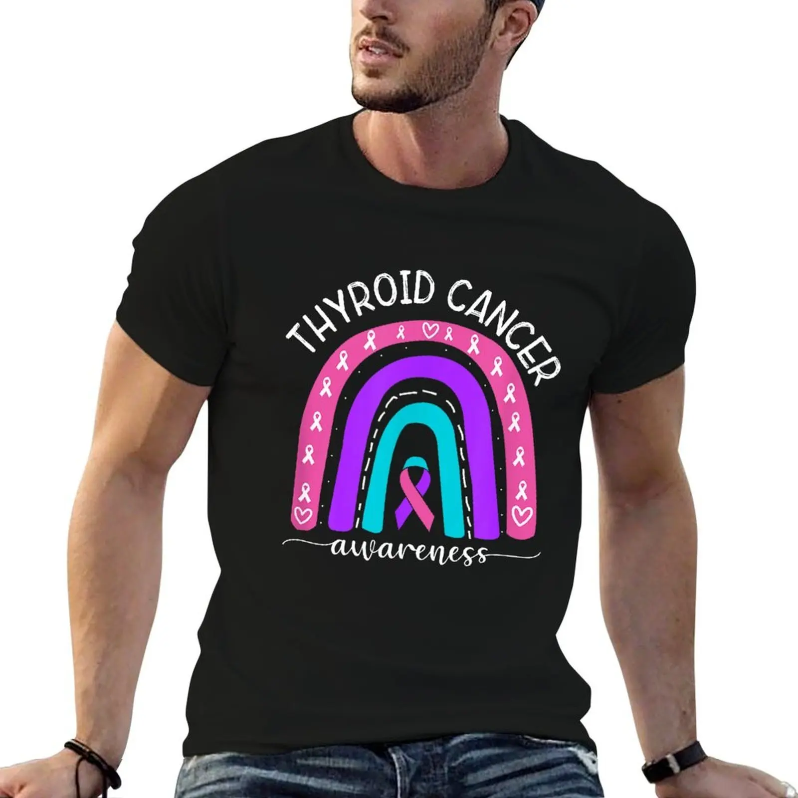 

Thyroid Cancer TShirt, Cancer Patient Gifts, Support Team Shirt, Awareness Month, Sweatshirt T-Shirt