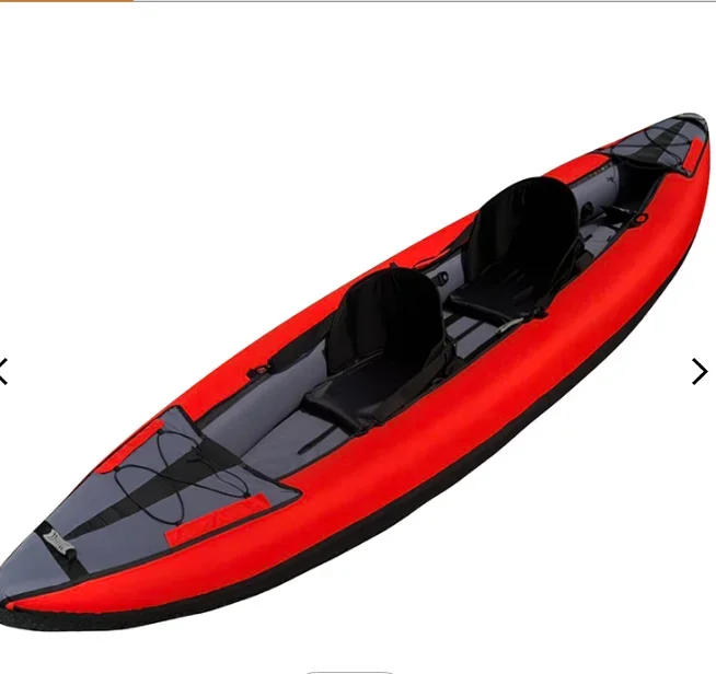 

Customized Durable Inflatable Kayak Rowing Boat Two Persons New Inflatable Fishing Kayak With Seat