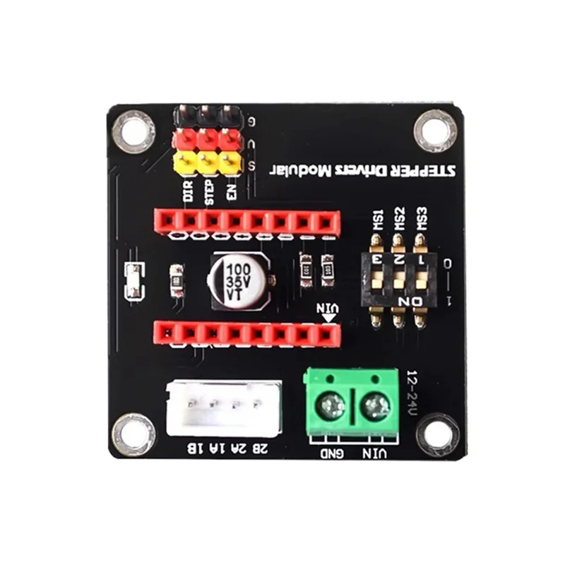Classic-2Pcs DRV8825 A4988 3D Printer 42 Stepper Motor Driver Controller Expansion Module For Arduin R3 Ramps1.4 DC Motor Driver