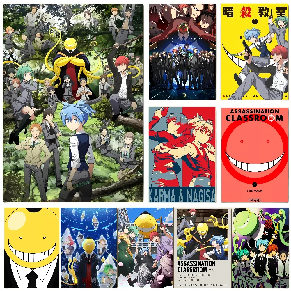 1PC Anime Assassination Classroom Poster Paper Print Home Living Room Bedroom Entrance Bar Restaurant Cafe Art Painting